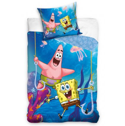 p590601 detske povleceni sponge bob na hacku sbob224027 1 1 541605