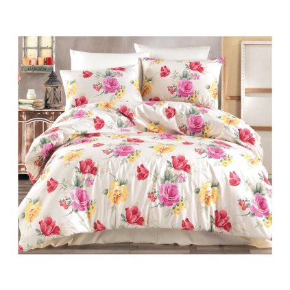 32447 bavlnene povleceni tulip smetanove bedtex