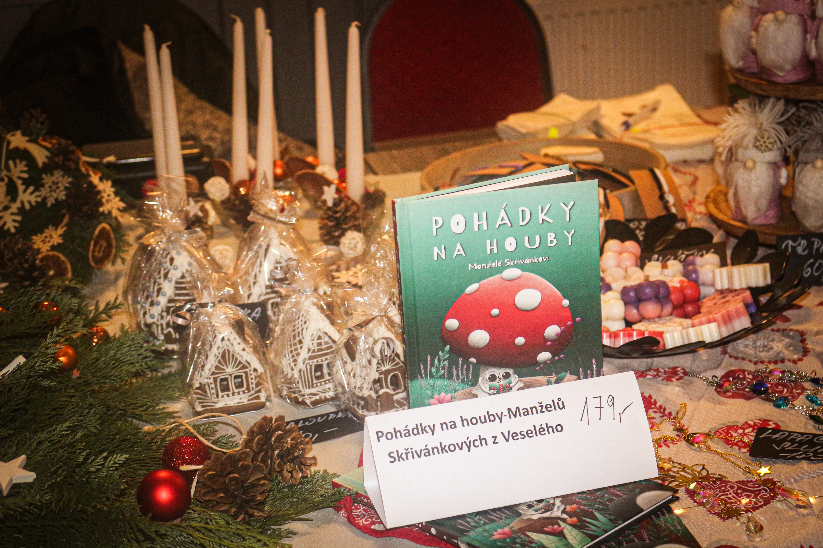 Na adventních trzích to houbičkách slušelo