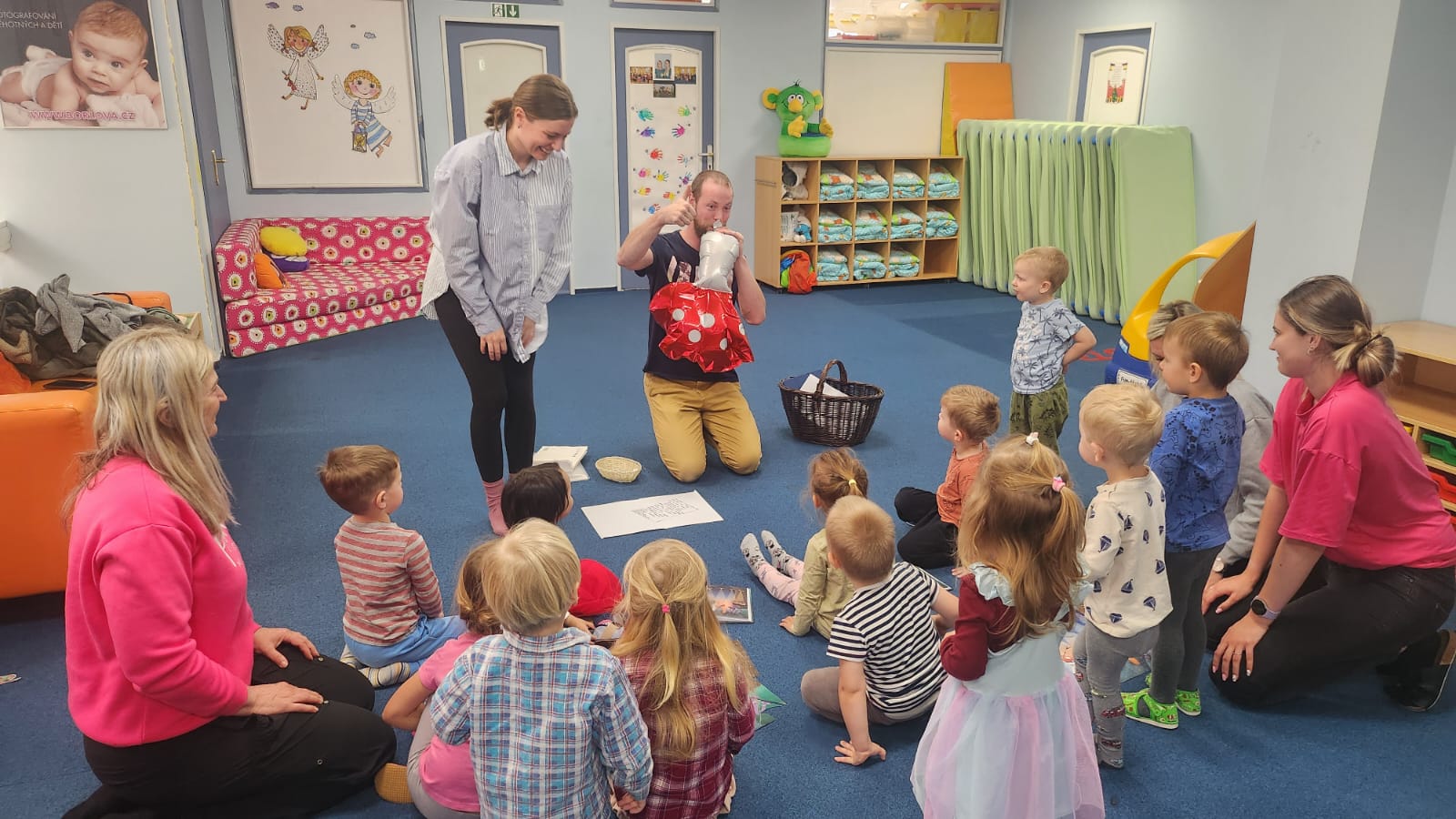 Beseda v mateřském centru Rákosníček Děčín