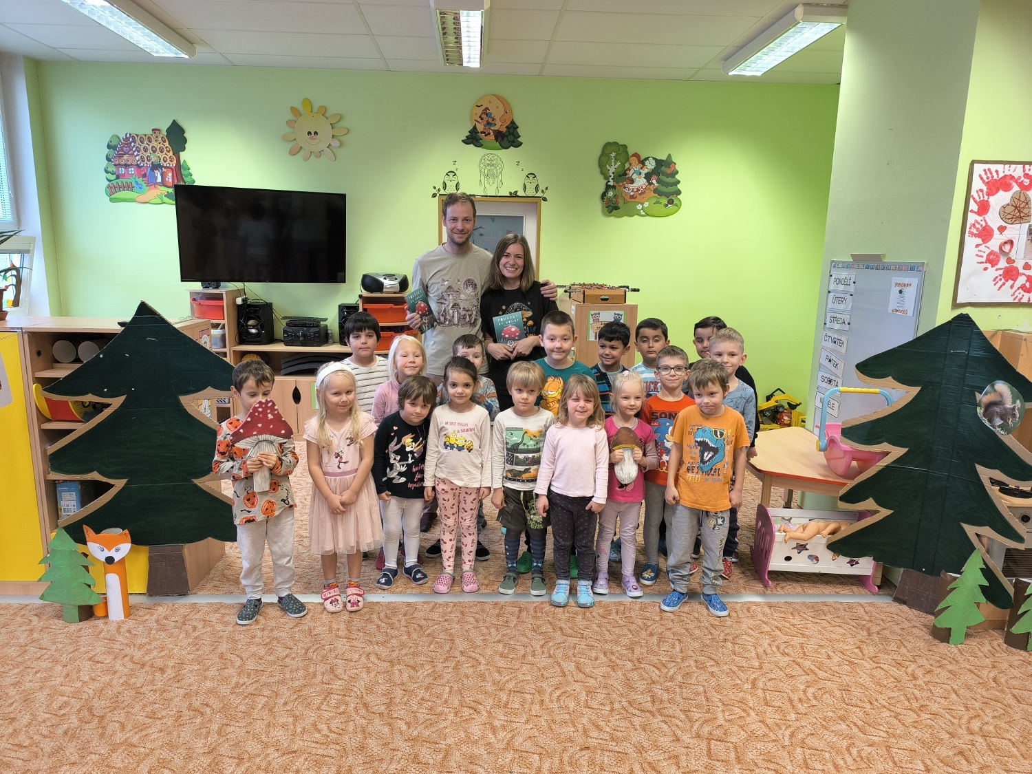 Tento týden jsme navštívili děčínskou školku v Březové ulici