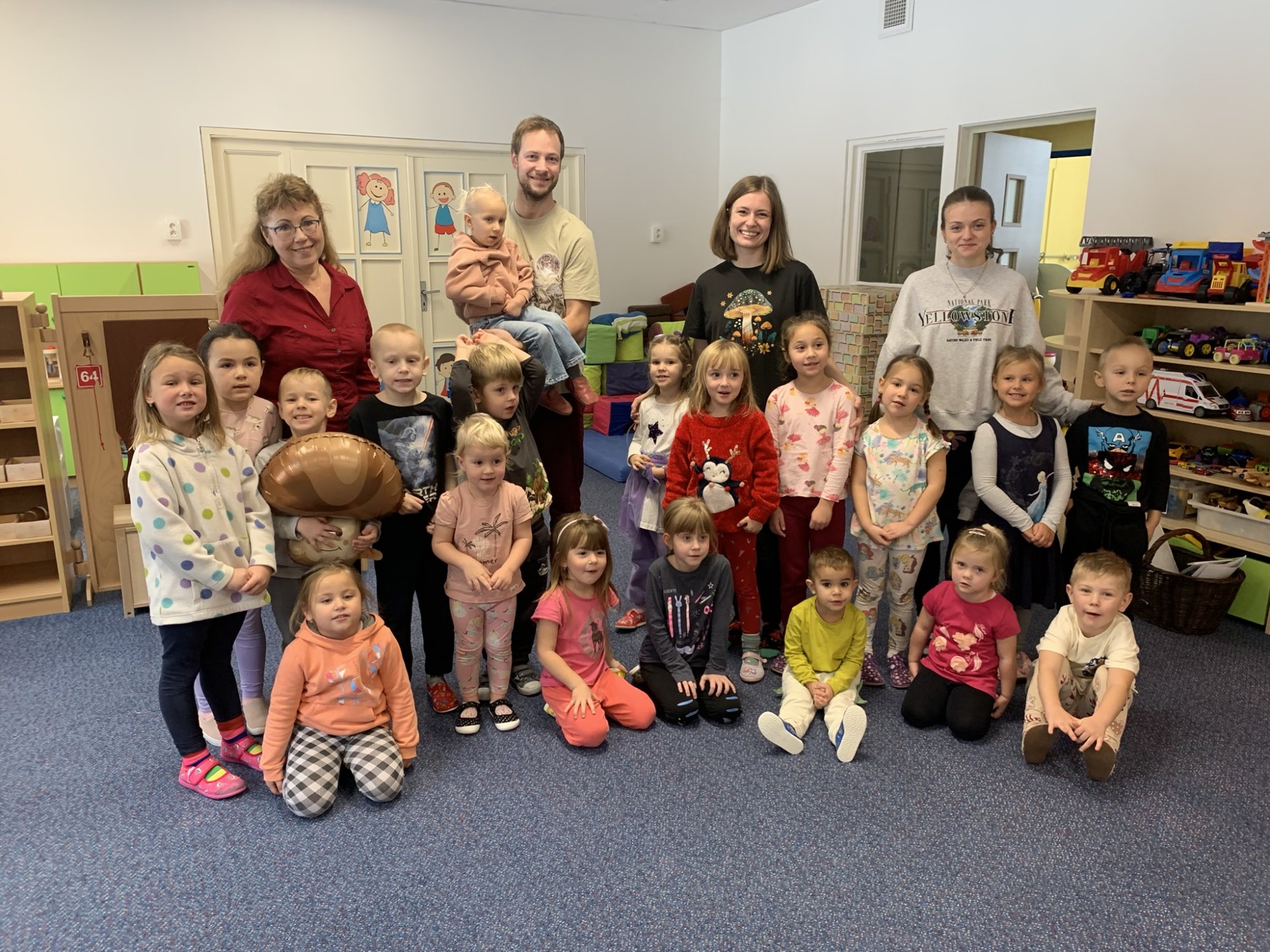 V pátek jsme navštívili další školku a nejeli jsme vůbec daleko.