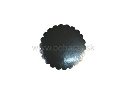 Papierová tácka vlnovka strieborná [30cm]