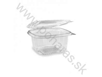 Egybefedeles doboz PET 500ml [13,4x12,85x6,45cm]