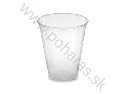 Natúr műanyag pohár o95mm PP [3dl]