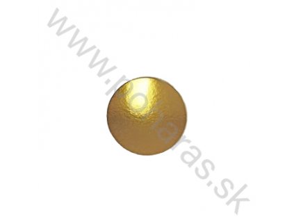 Papierová tácka okrúhla zlatá 16cm [10ks]