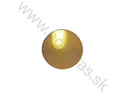 Kerek tortapapír tálca arany [26cm]