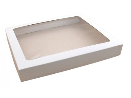 Süteményes doboz ablakos [19x19x10cm]