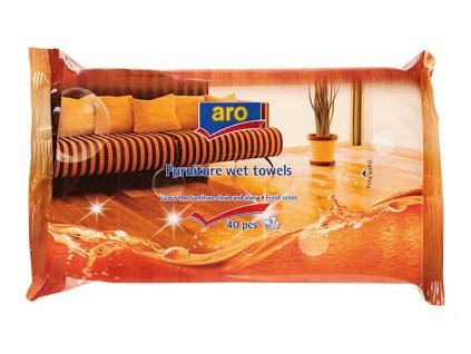 Vlhčené utierky na nábytok 40ks