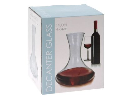 pjp 6824376 decantor vin excellent houseware sticla 18x22 cm 1 4 l transparent 668892