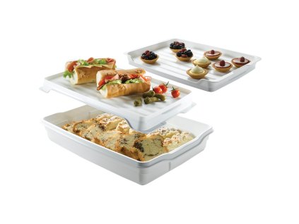 Nádobka na koláč s vekom 45 x 29,5 x 11 cm CURVER