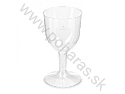 Műanyag boros kristály pohár 1dl [6db]