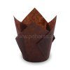 Muffin papír Tulip barna [100db]