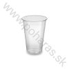 Plastový pohár (PP) priehľadný o70mm 200ml [100ks]