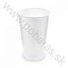 Fehér műanyag pohár o95mm PP [5dl]