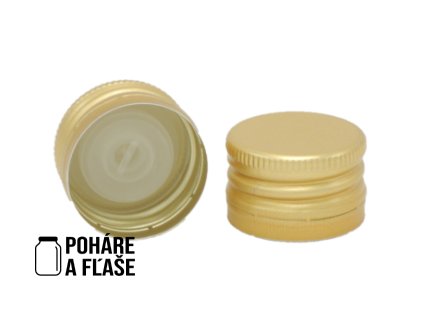 Hliníkové zlaté 28 mm s olejovou vložkou