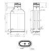 100 ml PLACATKA MINI výkres