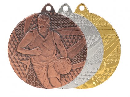 Zlatá, strieborná a bronzová medaila Basketbal 