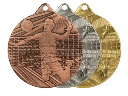 Zlatá, strieborná a bronzová medaila Volejbal 