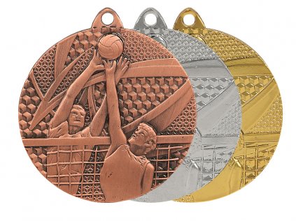 Zlatá, strieborná a bronzová medaila Volejbal 