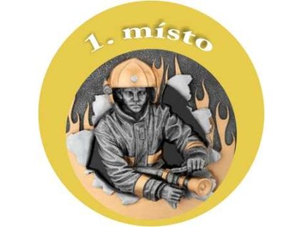 Emblém hasič 1.místo
