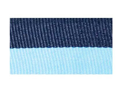 Stuha s karabinou V2MA - modrá azurová