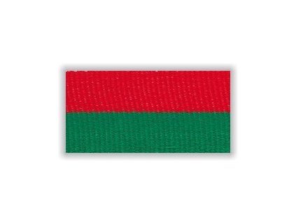 Stuha s karabinou V2CZ - červená zelená