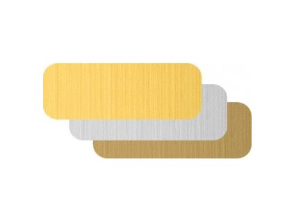 Štítek laserový obdélníkový