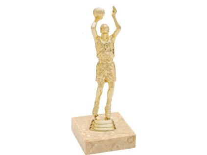 Figurka zlatá basketbal muž