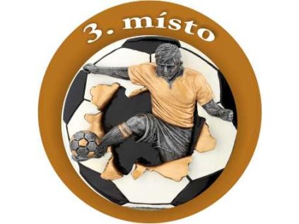 Emblém fotbal 3.místo