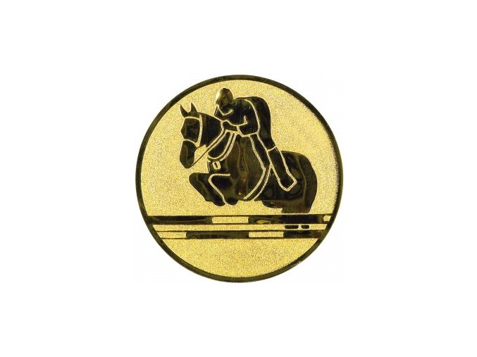 Emblém skok na koni