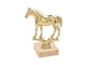 Figurka zlatá kůň
