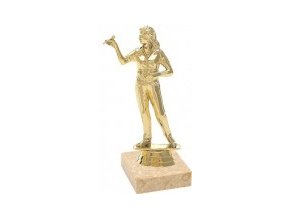 Figurka zlatá šipky žena