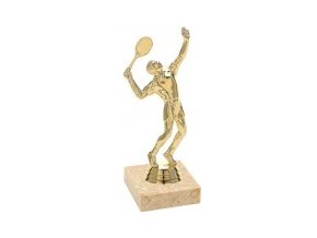 Figurka zlatá tenis muž