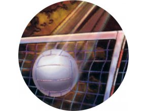 Emblém volejbal míč+síť