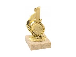 Figurka zlatá číslice 1
