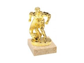 Figurka zlatá fotbal hráč