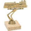Figurka zlatá hasičské auto