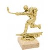 Figurka zlatá lední hokej hráč