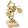 Figurka zlatá motokros