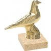 Figurka zlatá holub