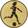 Emblém fotbal žena