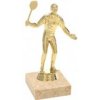 Figurka zlatá badminton muž