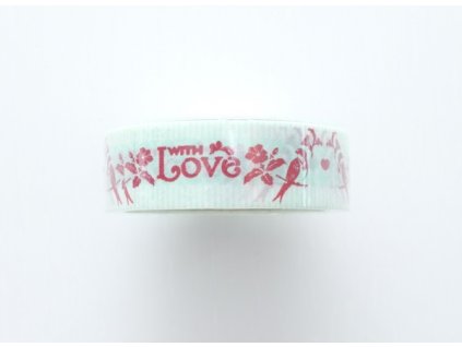 Washi páska With Love - ptáci