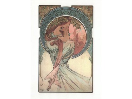 Pohlednice A. Mucha - Poetry