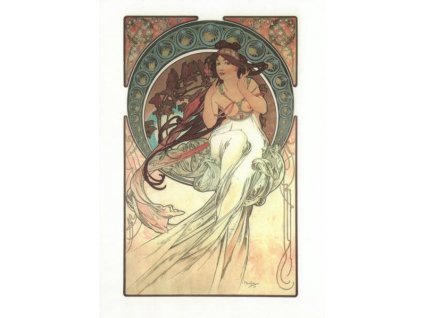 Pohlednice A. Mucha - Music