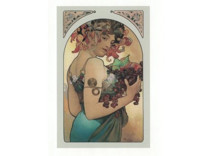 Pohlednice A. Mucha - Fruit