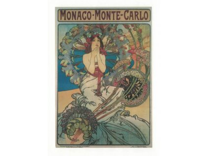 Pohlednice A. Mucha - Monaco