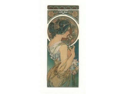 Pohlednice A. Mucha - Primrose