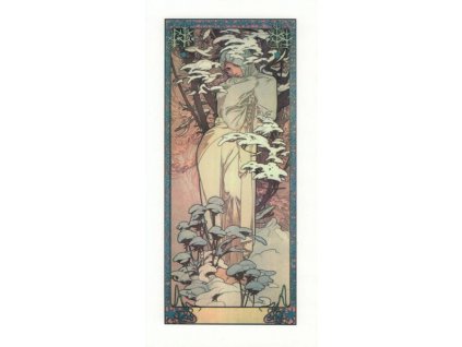 Pohlednice A. Mucha - Winter